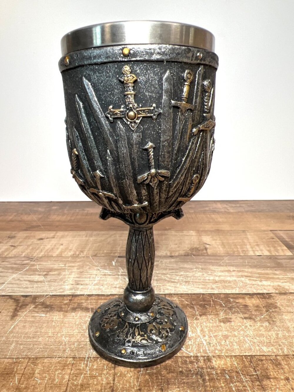 Game Of Thrones-Inspired Sword Design Goblet Stainless Steel Insert Medieval
